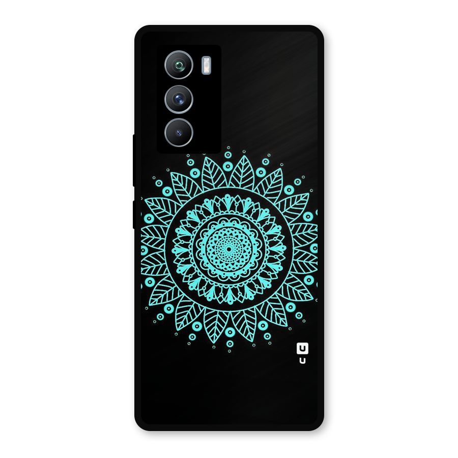 Circles Pattern Art Metal Back Case for iQOO 9 SE
