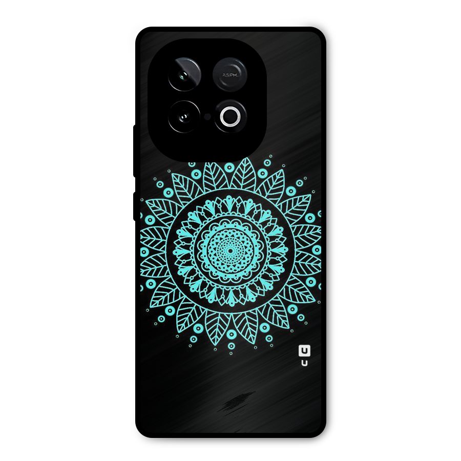 Circles Pattern Art Metal Back Case for iQOO Neo 10