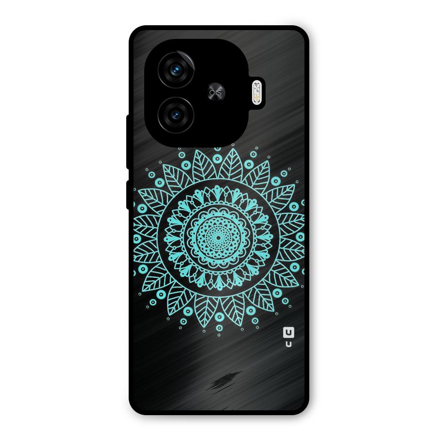 Circles Pattern Art Metal Back Case for iQOO Neo 10R