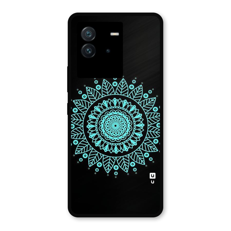 Circles Pattern Art Metal Back Case for iQOO Neo 6 5G