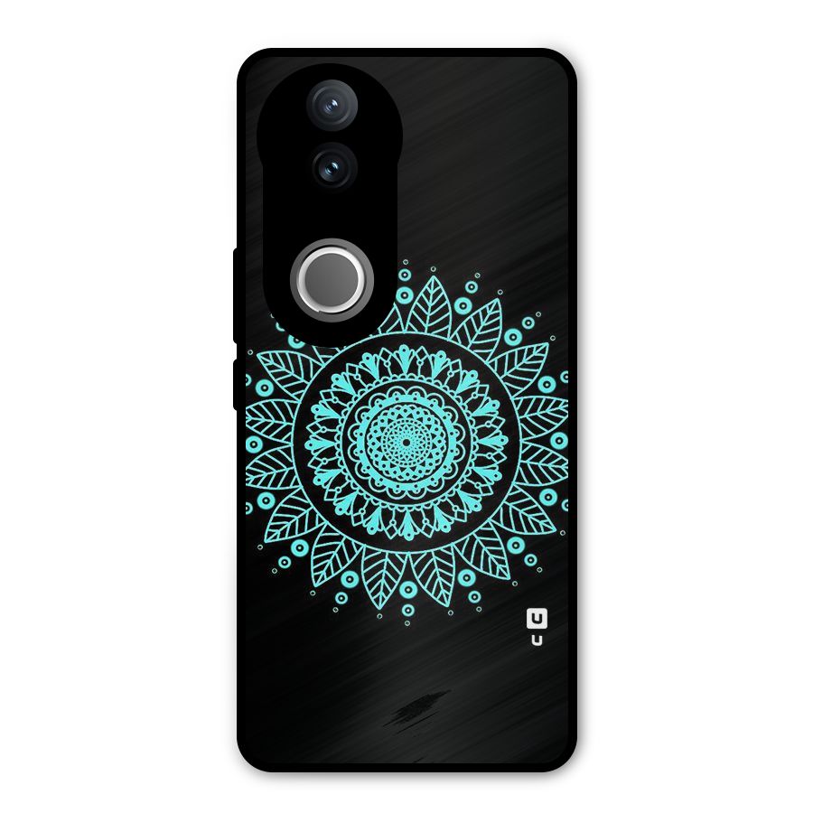 Circles Pattern Art Metal Back Case for iQOO Z10R