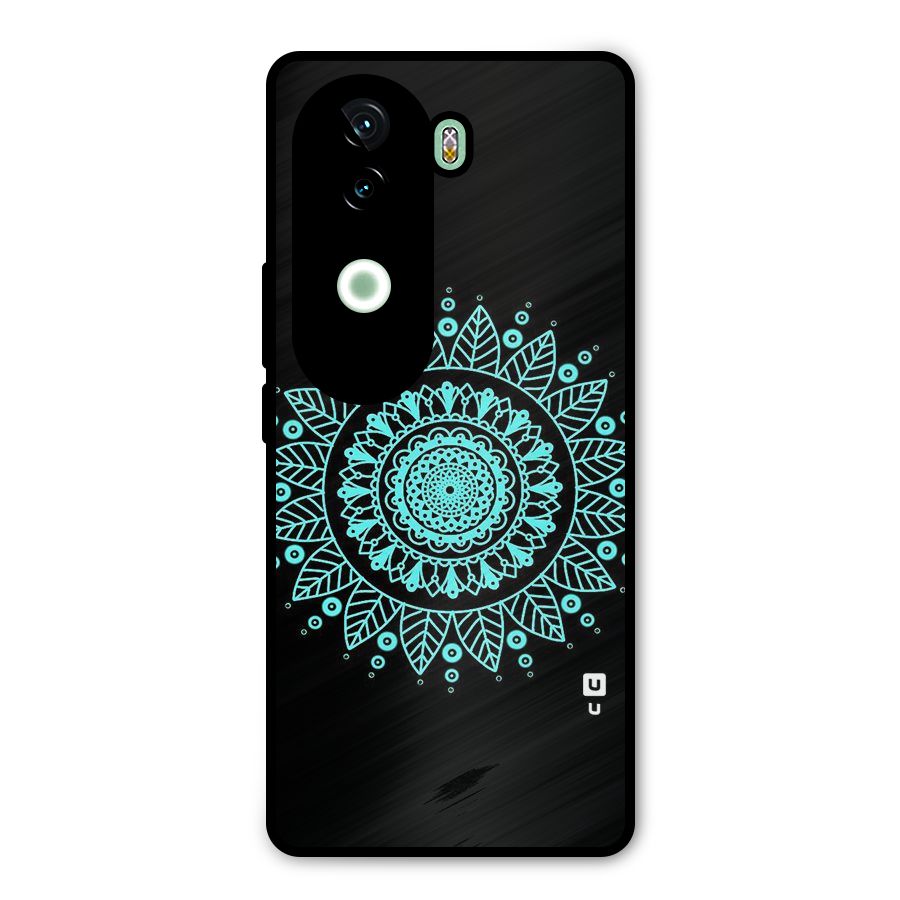 Circles Pattern Art Metal Back Case for iQOO Z9s