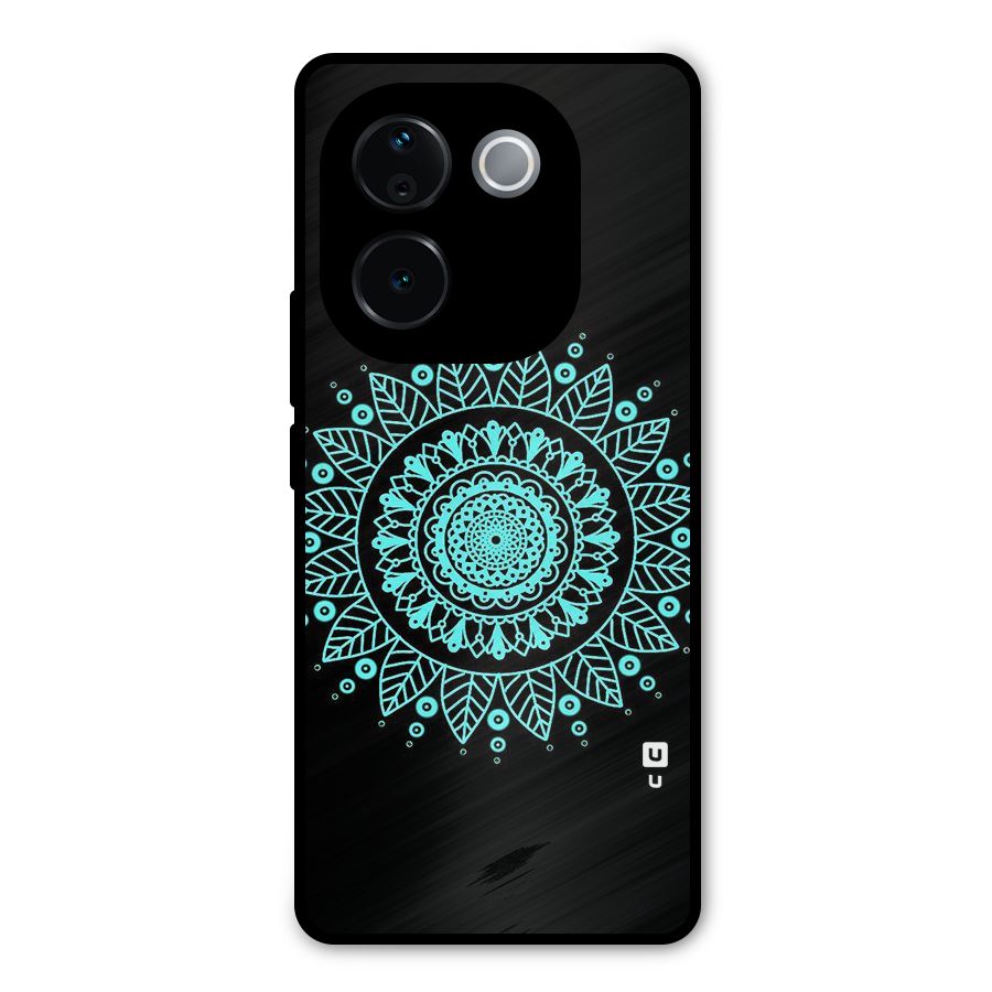 Circles Pattern Art Metal Back Case for iQOO Z9s Pro