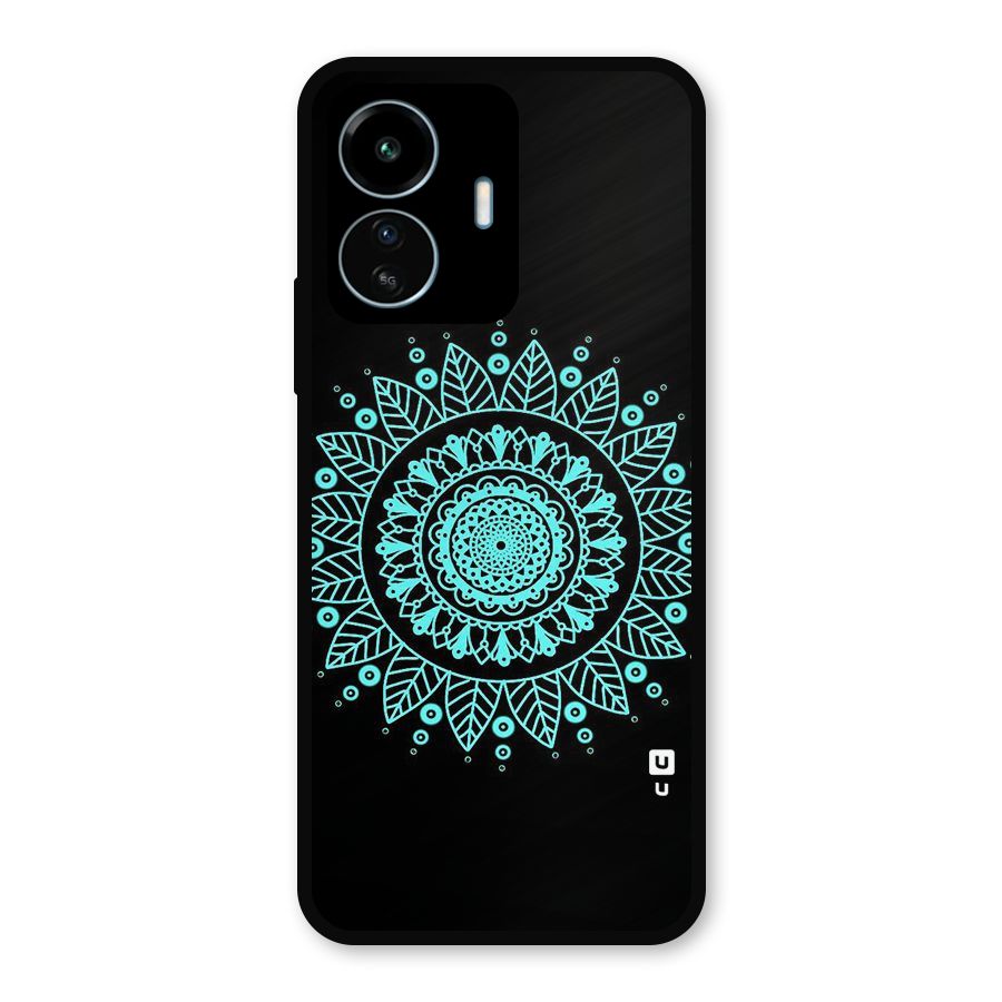 Circles Pattern Art Metal Back Case for vivo iQOO Z6 Lite 5G