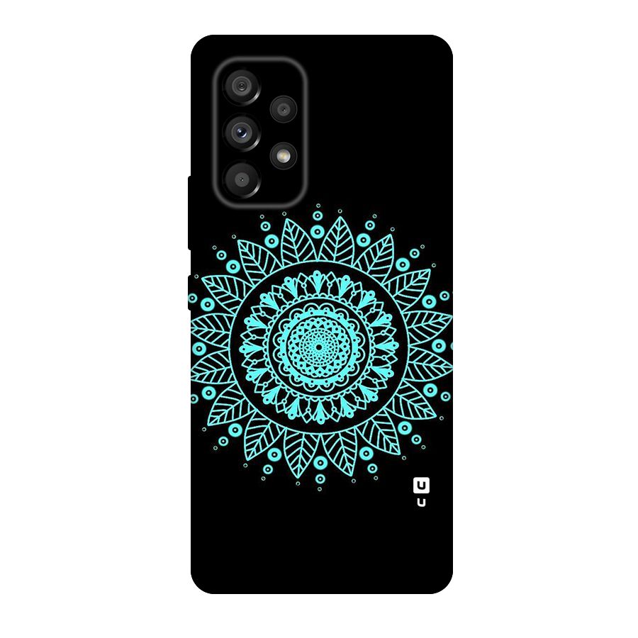 Circles Pattern Art Original Polycarbonate Back Case for Galaxy A53 5G