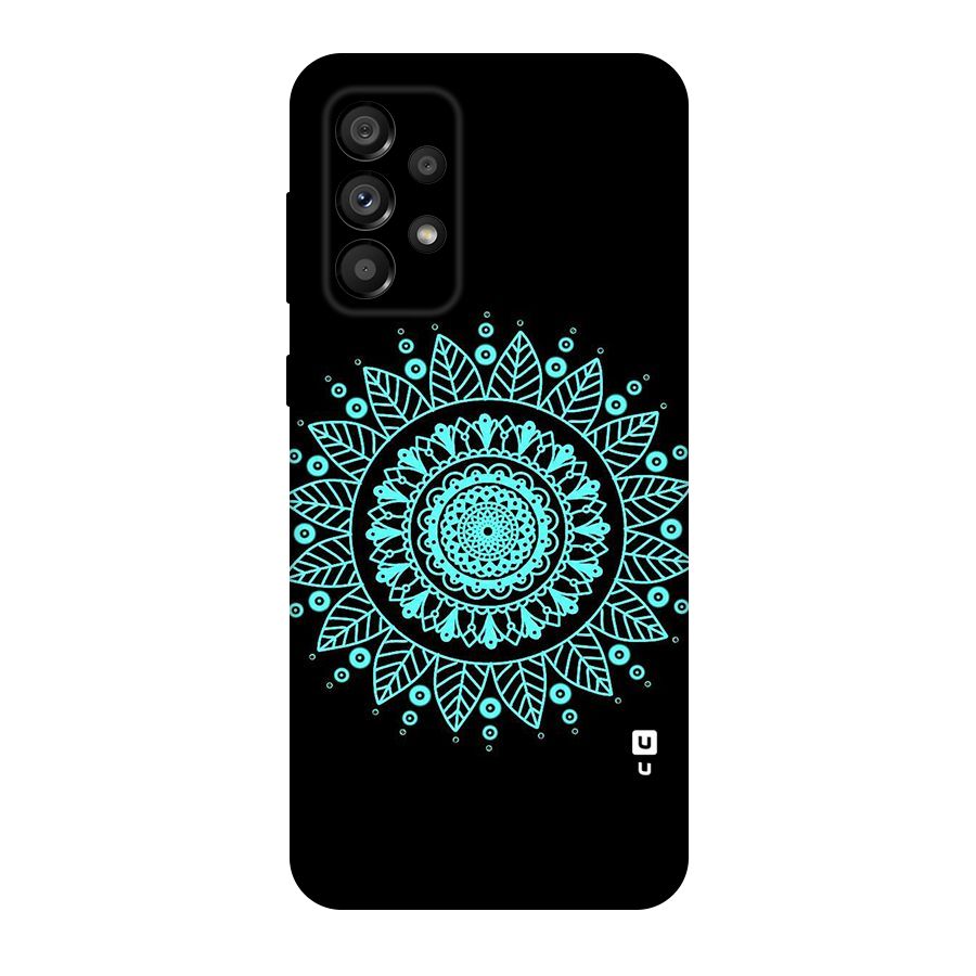 Circles Pattern Art Original Polycarbonate Back Case for Galaxy A73 5G