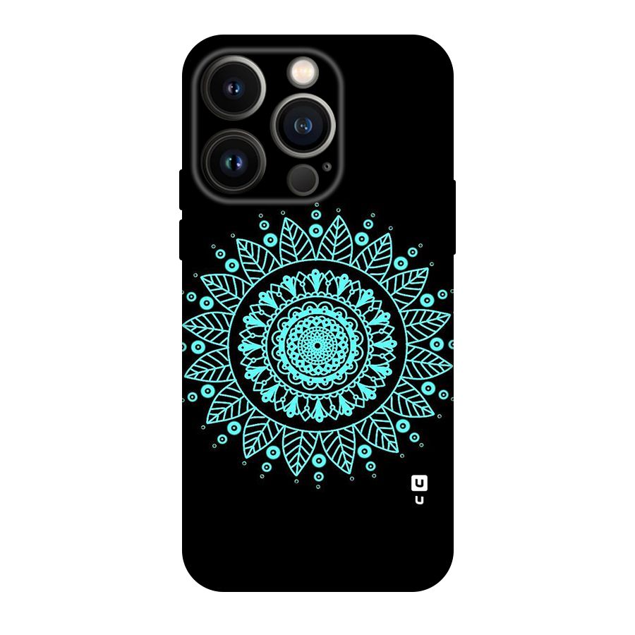 Circles Pattern Art Original Polycarbonate Back Case for iPhone 14 Pro