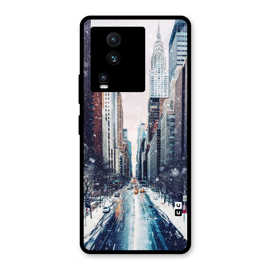 City Snow Glass Back Case for Vivo iQOO Neo 7