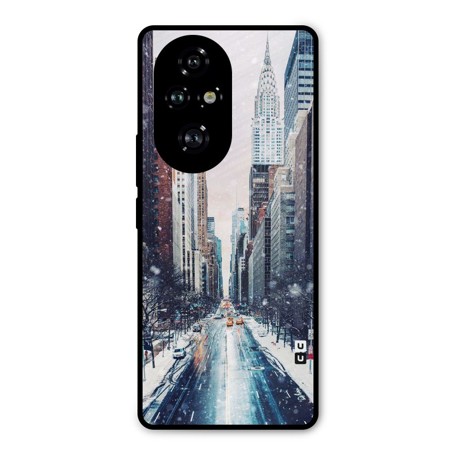 City Snow Metal Back Case for Honor 200 Pro