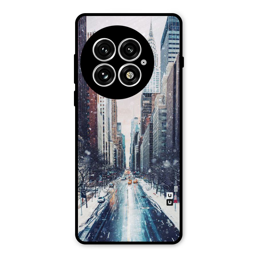 City Snow Metal Back Case for OnePlus 13