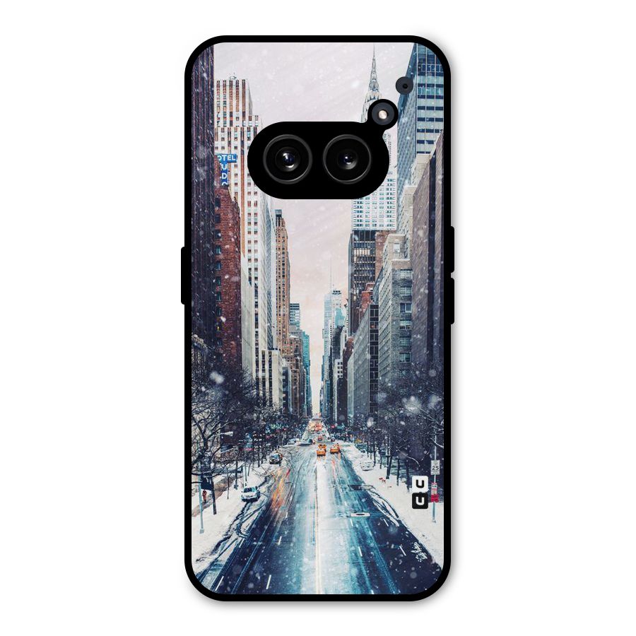 City Snow Metal Back Case for Nothing Phone 2a