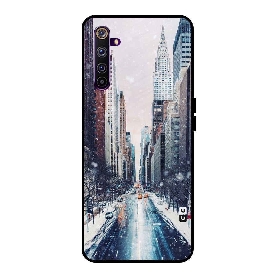 City Snow Metal Back Case for Realme 6 Pro
