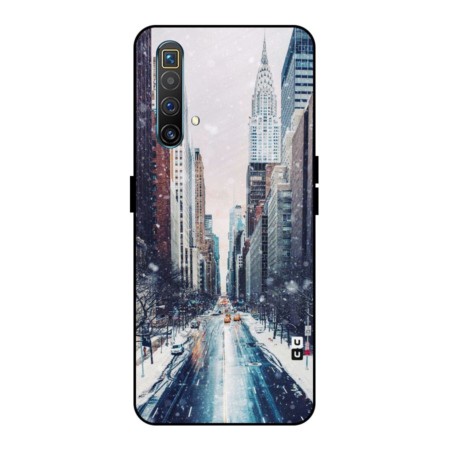 City Snow Metal Back Case for Realme X3 SuperZoom