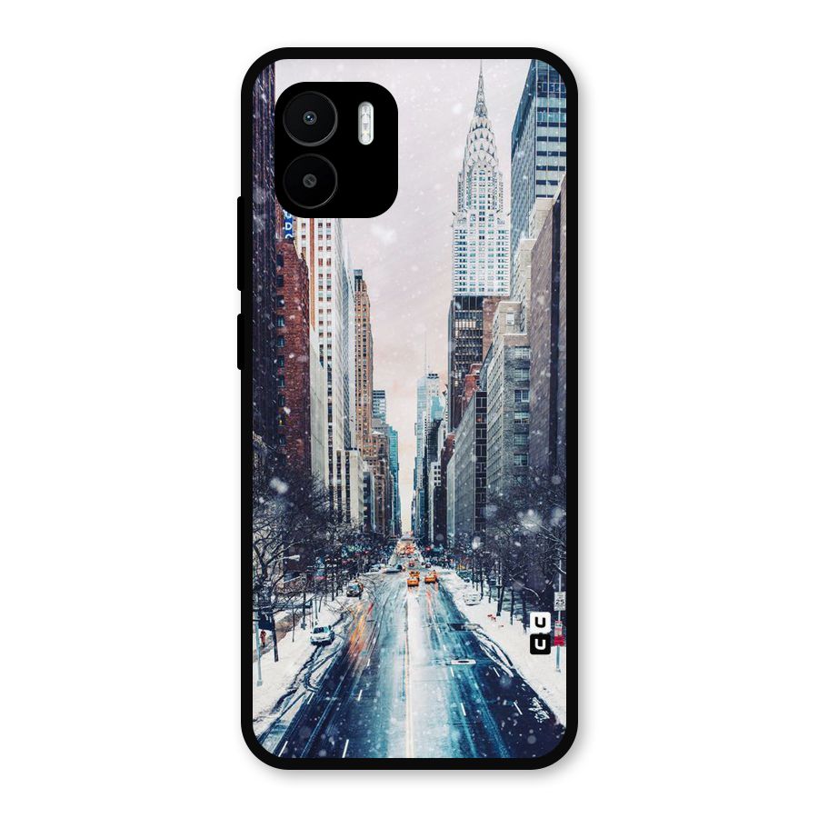 City Snow Metal Back Case for Redmi A2