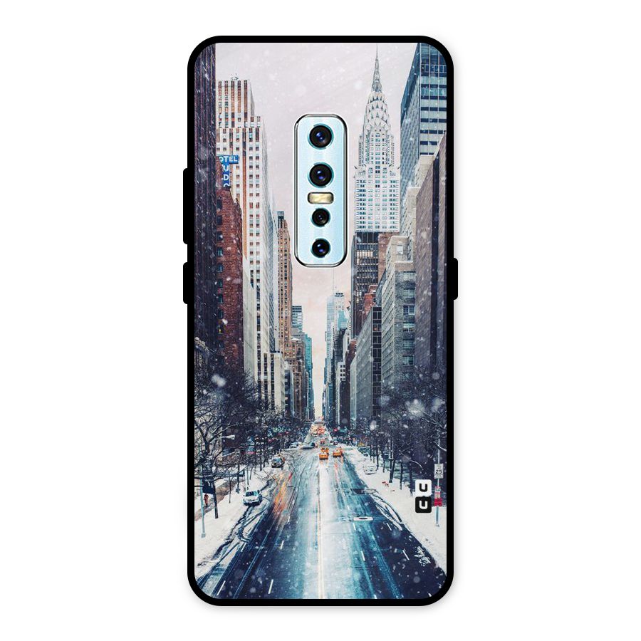 City Snow Metal Back Case for Vivo V17 Pro