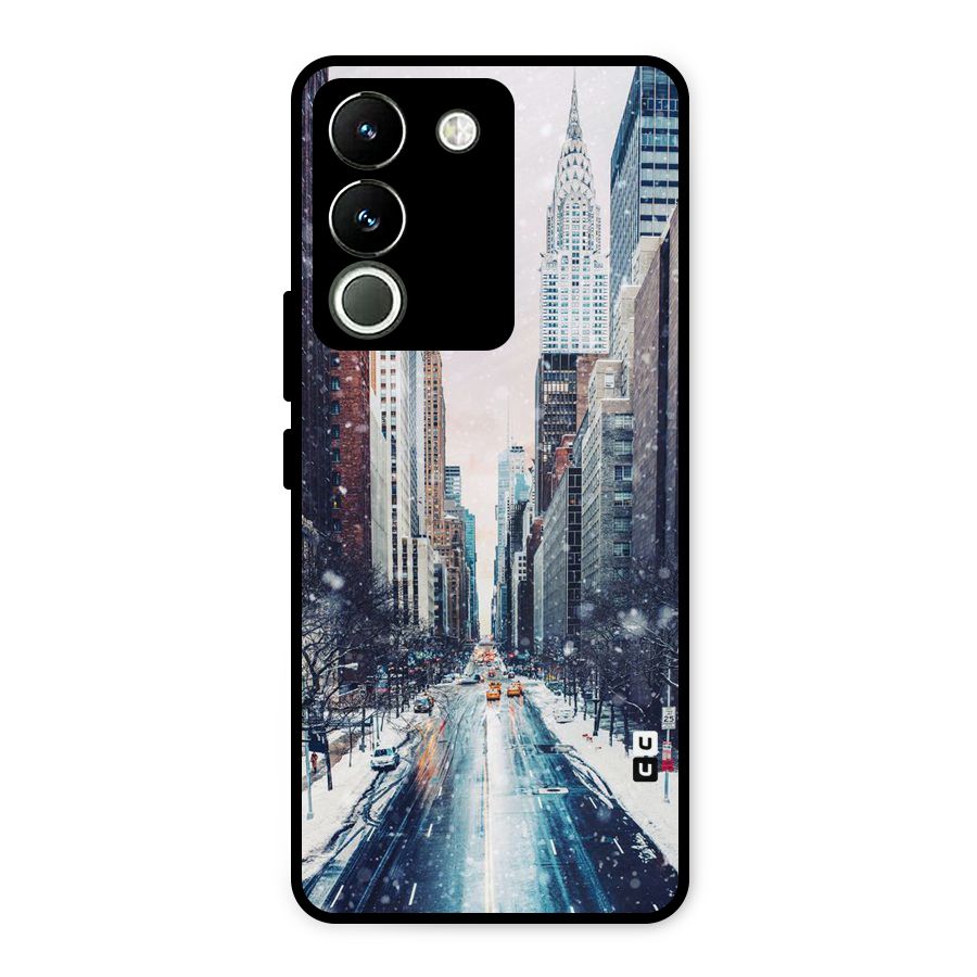 City Snow Metal Back Case for Vivo Y200