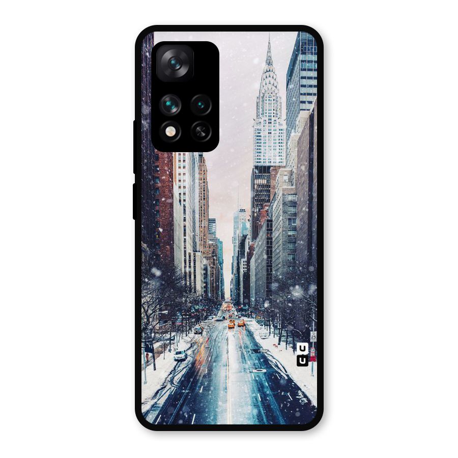 City Snow Metal Back Case for Xiaomi 11i Hypercharge 5G