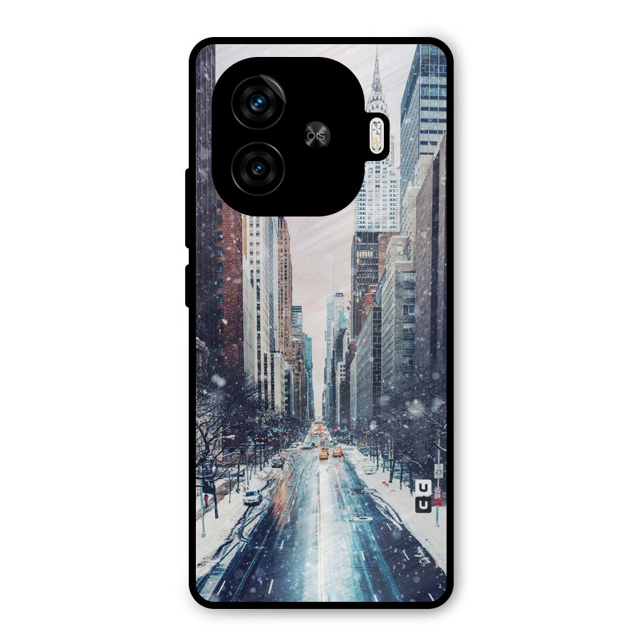 City Snow Metal Back Case for iQOO Neo 10R