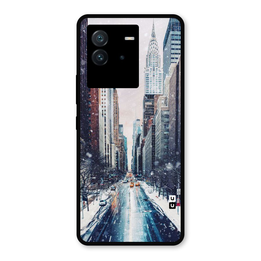 City Snow Metal Back Case for iQOO Neo 6 5G