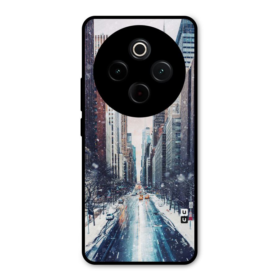 City Snow Metal Back Case for iQOO Z10