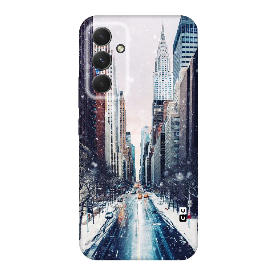 City Snow Original Polycarbonate Back Case for Galaxy A54