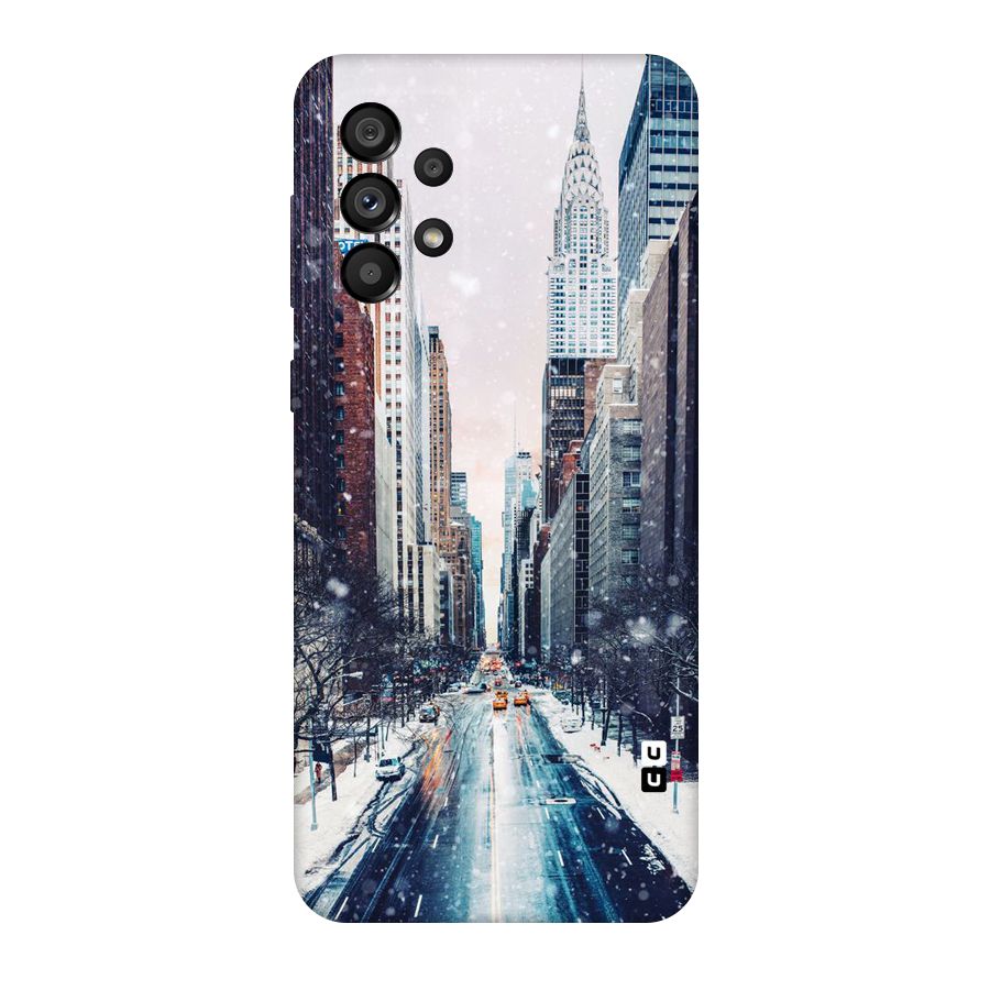 City Snow Original Polycarbonate Back Case for Galaxy A73 5G
