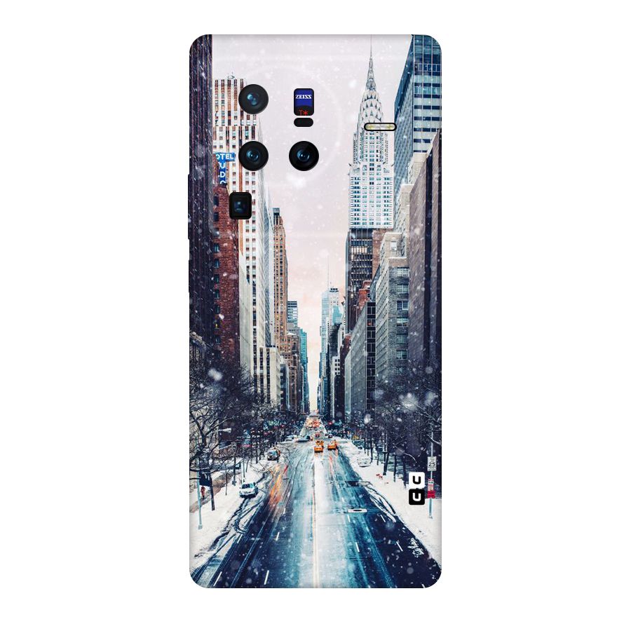 City Snow Original Polycarbonate Back Case for Vivo X80
