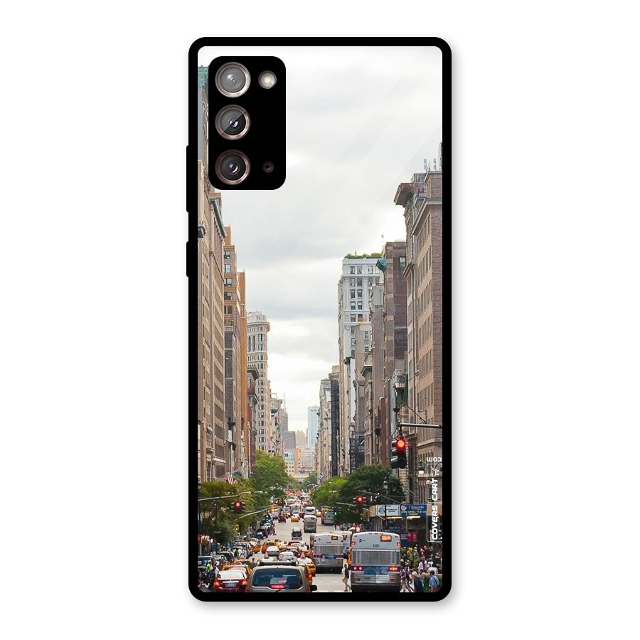 City Street View Glass Back Case for Galaxy Note 20