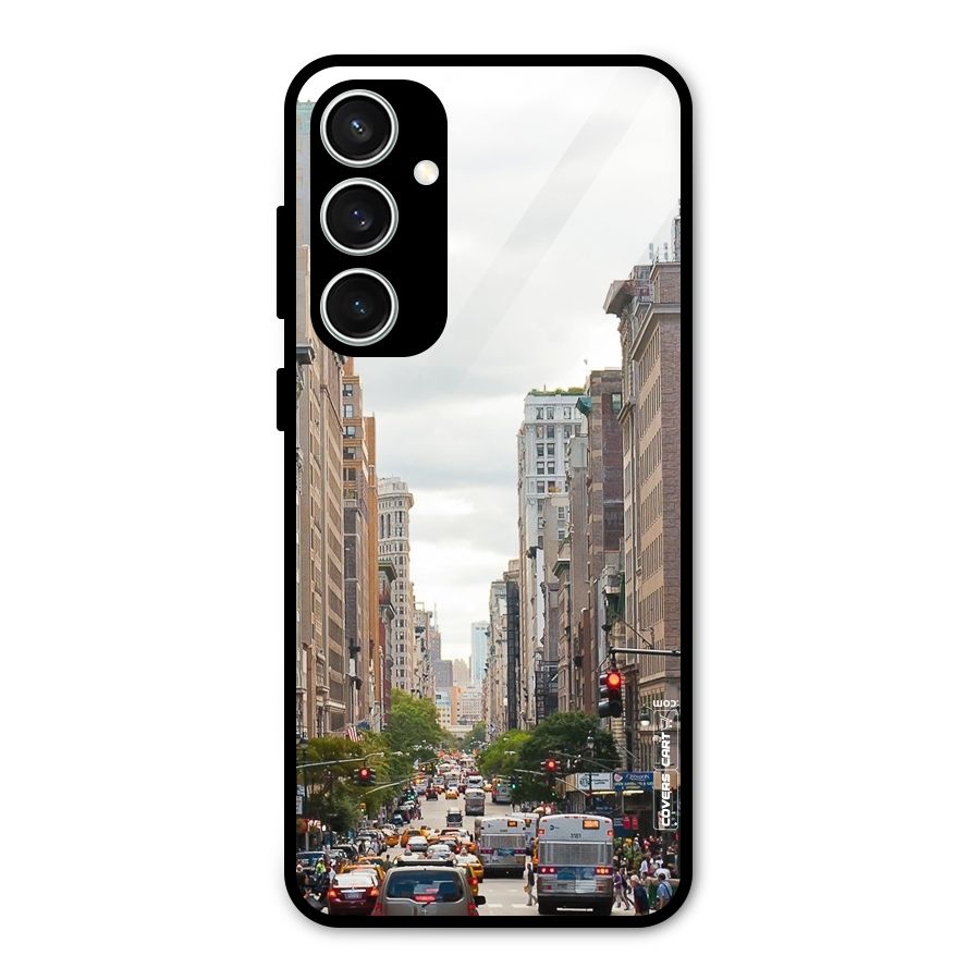 City Street View Glass Back Case for Galaxy S23 FE