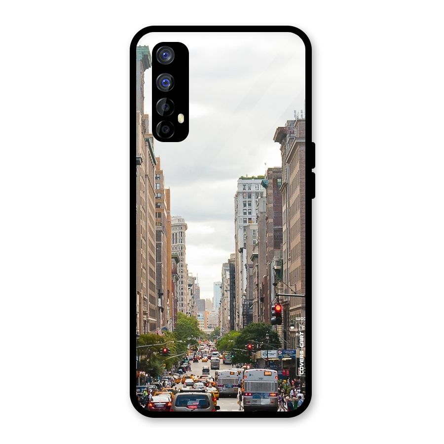 City Street View Glass Back Case for Realme Narzo 20 Pro