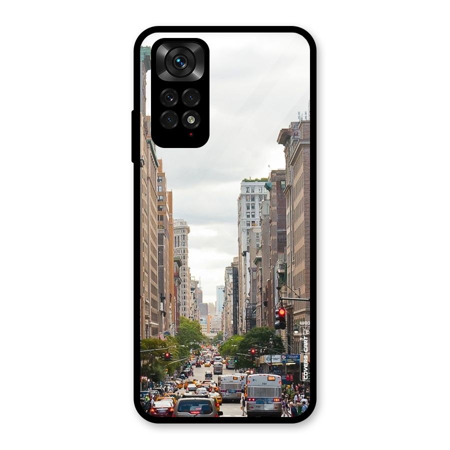City Street View Glass Back Case for Redmi Note 11S
