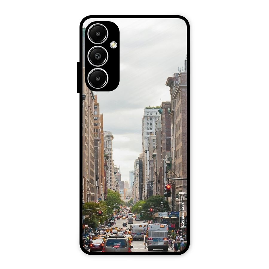 City Street View Metal Back Case for Galaxy A05s