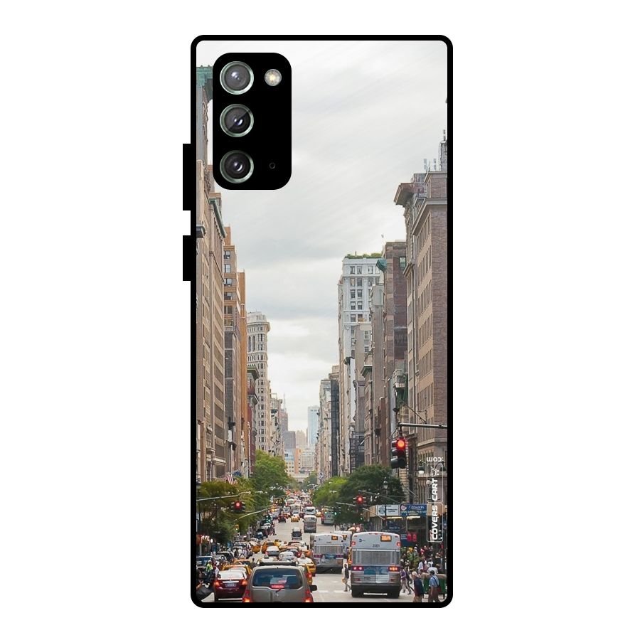 City Street View Metal Back Case for Galaxy Note 20