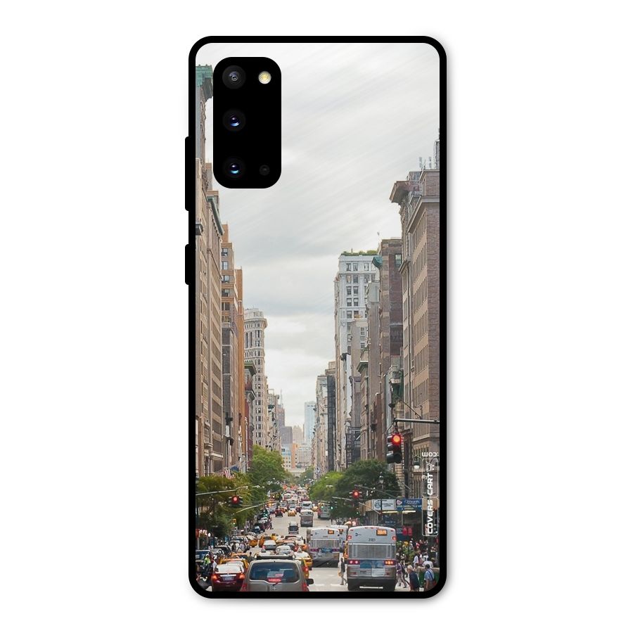 City Street View Metal Back Case for Galaxy S20