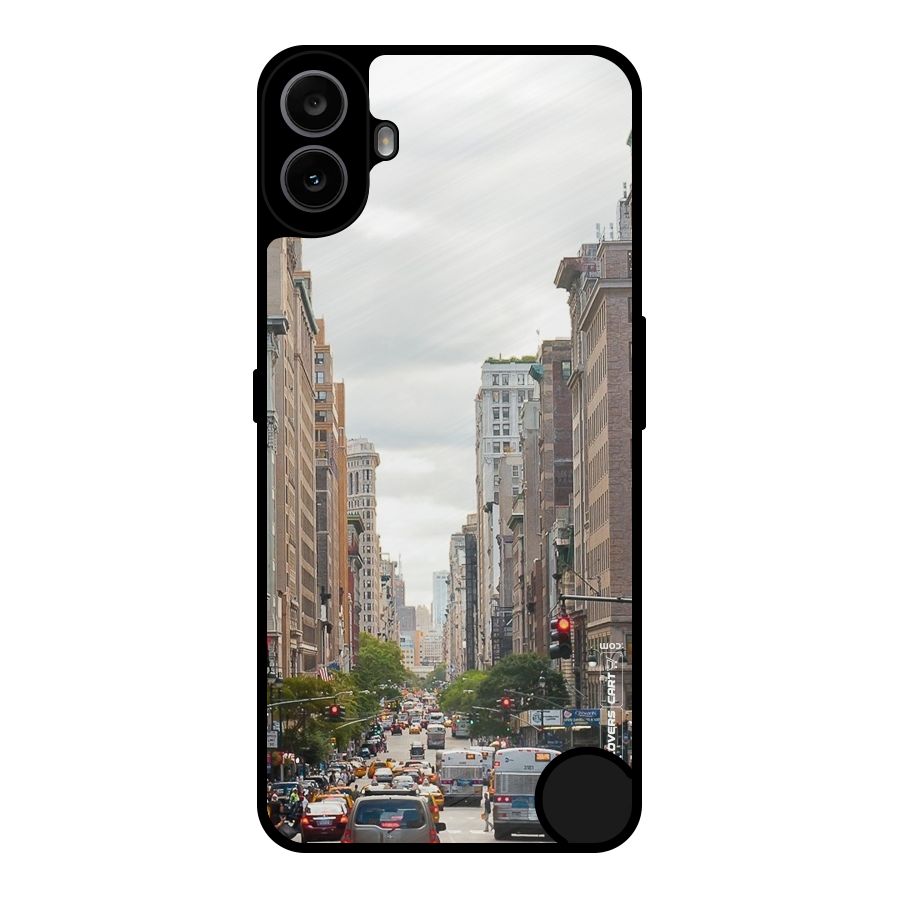 City Street View Metal Back Case for Nothing CMF Phone 1