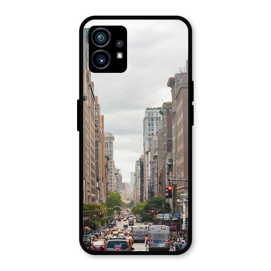 City Street View Metal Back Case for Nothing Phone 1