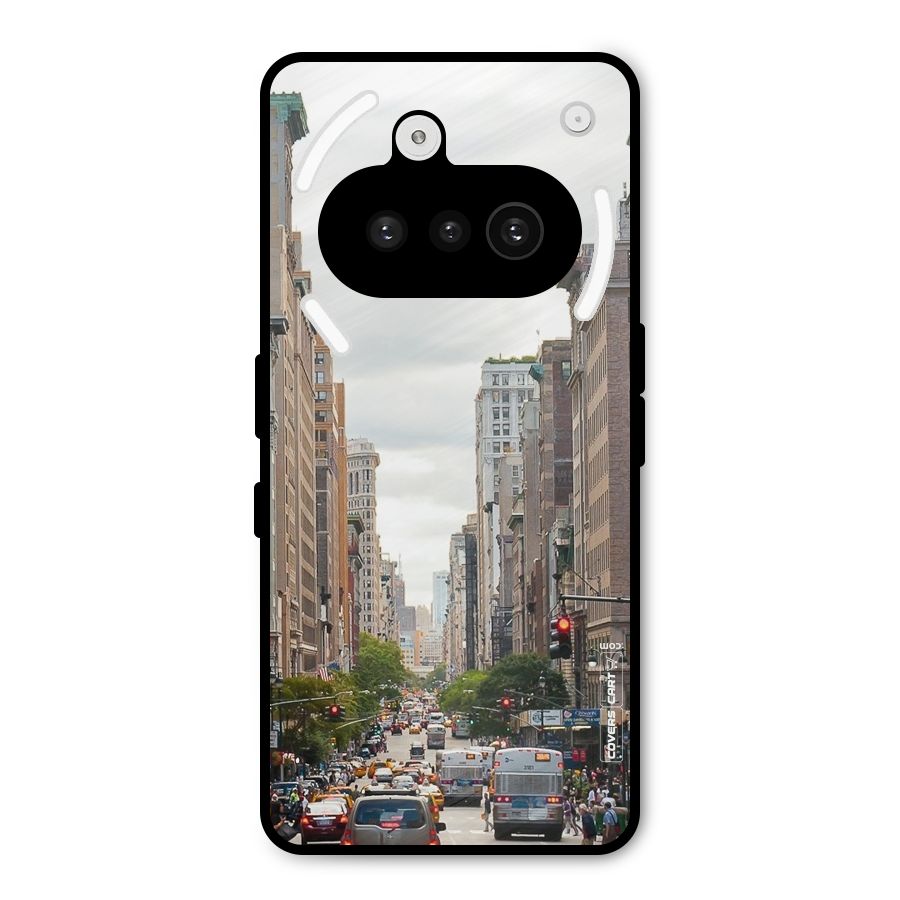 City Street View Metal Back Case for Nothing Phone 3a