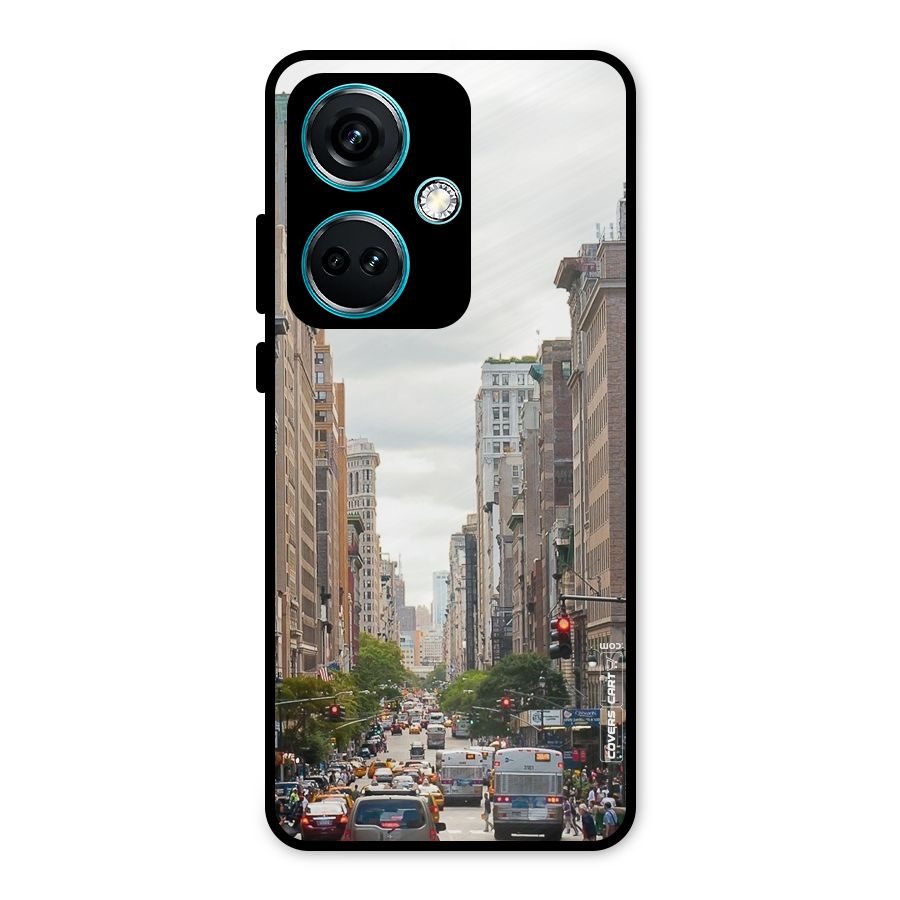 City Street View Metal Back Case for OnePlus Nord CE 3 5G