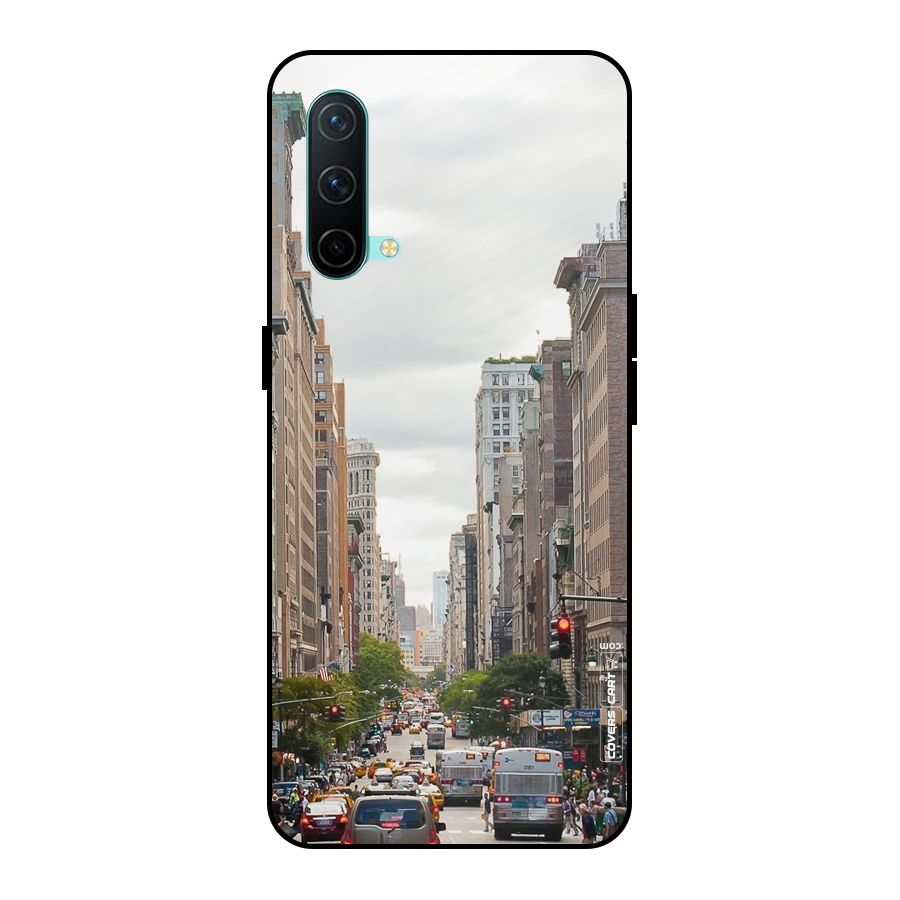 City Street View Metal Back Case for OnePlus Nord CE 5G