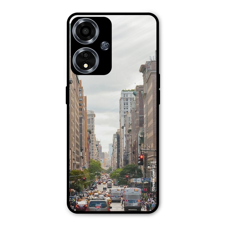 City Street View Metal Back Case for Oppo A59
