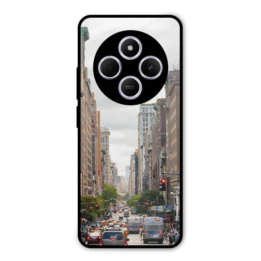 City Street View Metal Back Case for Poco M7
