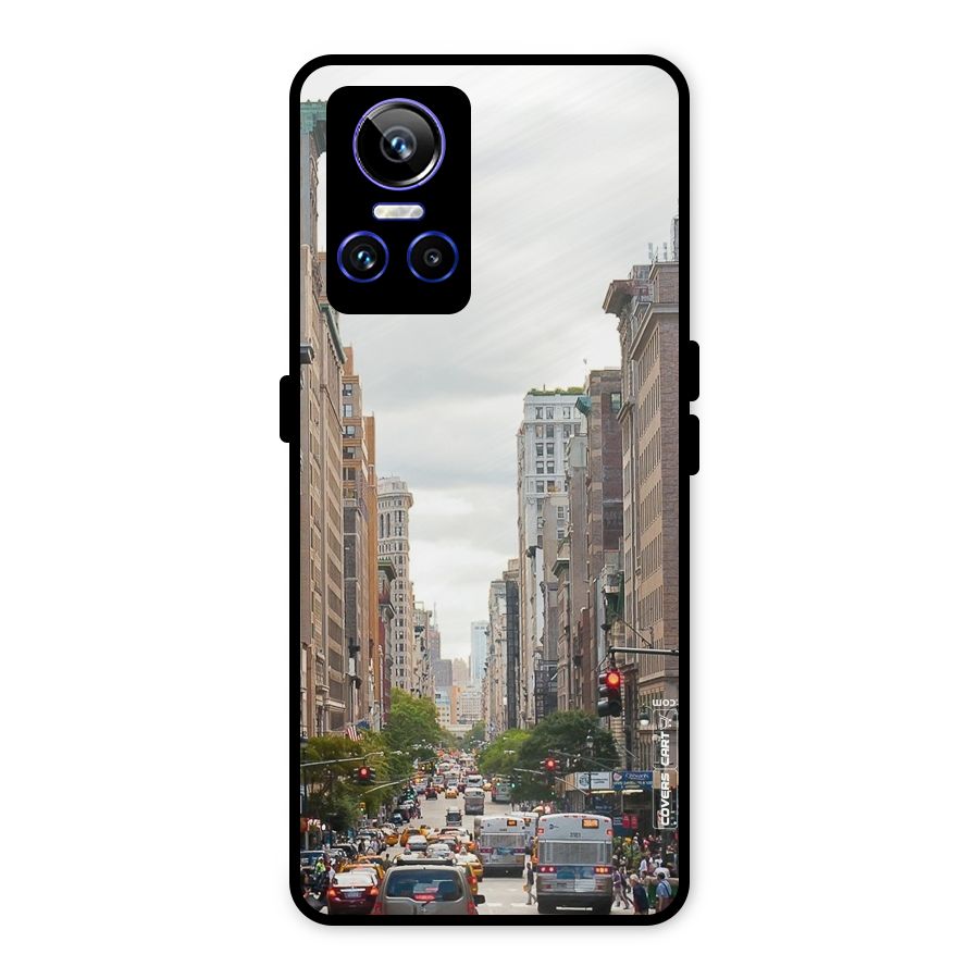 City Street View Metal Back Case for Realme GT Neo 3