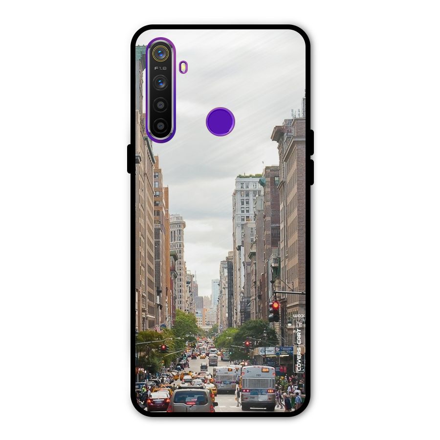 City Street View Metal Back Case for Realme Narzo 10
