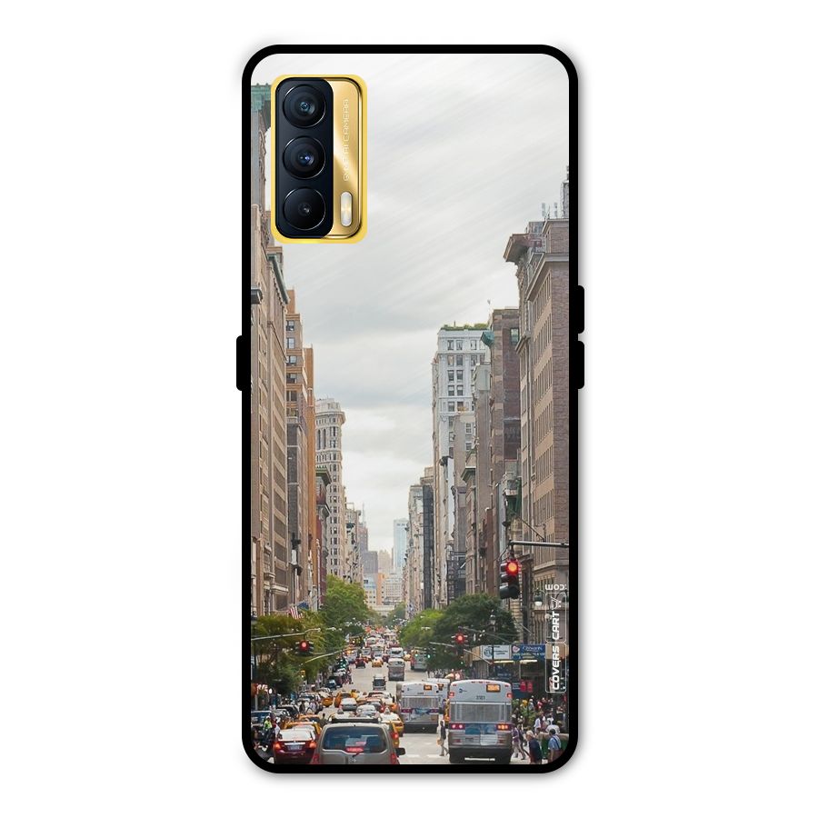 City Street View Metal Back Case for Realme X7