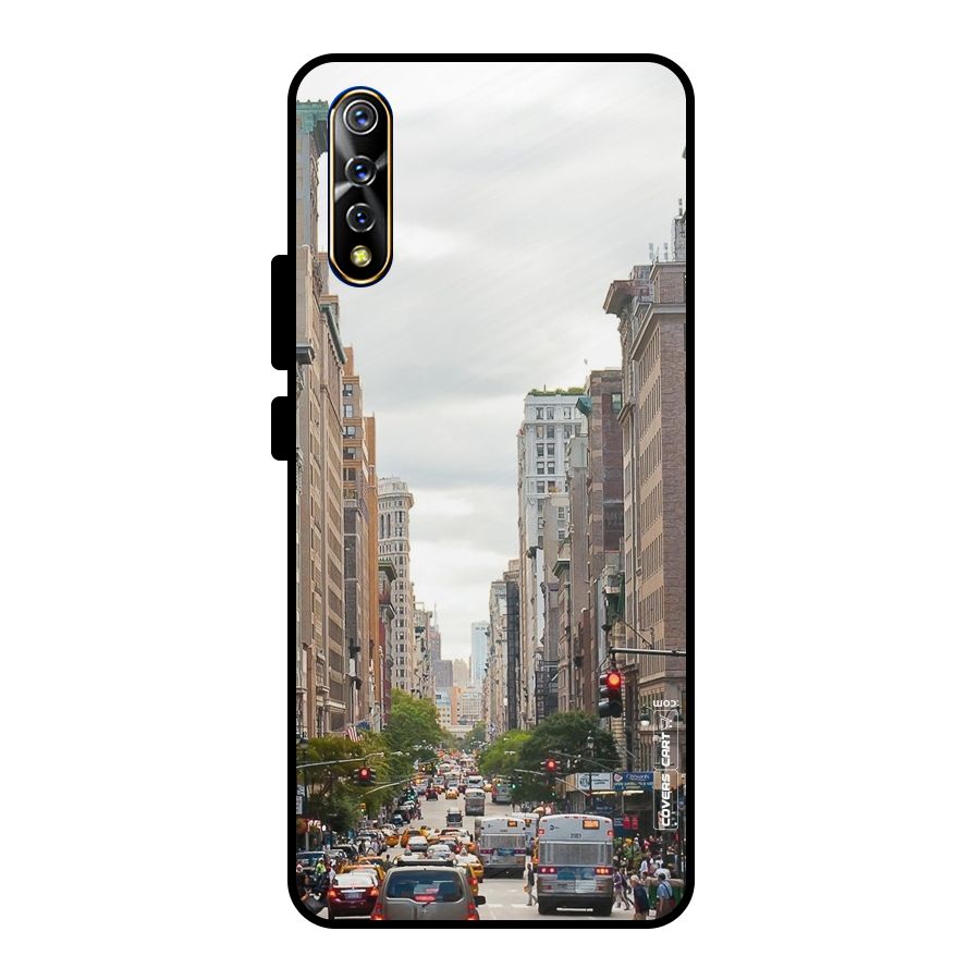 City Street View Metal Back Case for Vivo S1