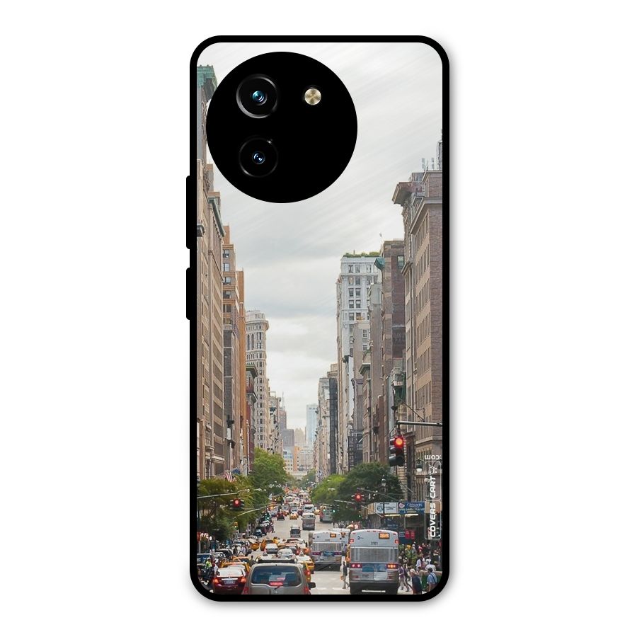 City Street View Metal Back Case for Vivo T3x