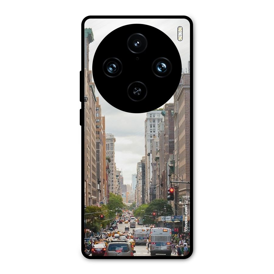 City Street View Metal Back Case for Vivo X100 Pro
