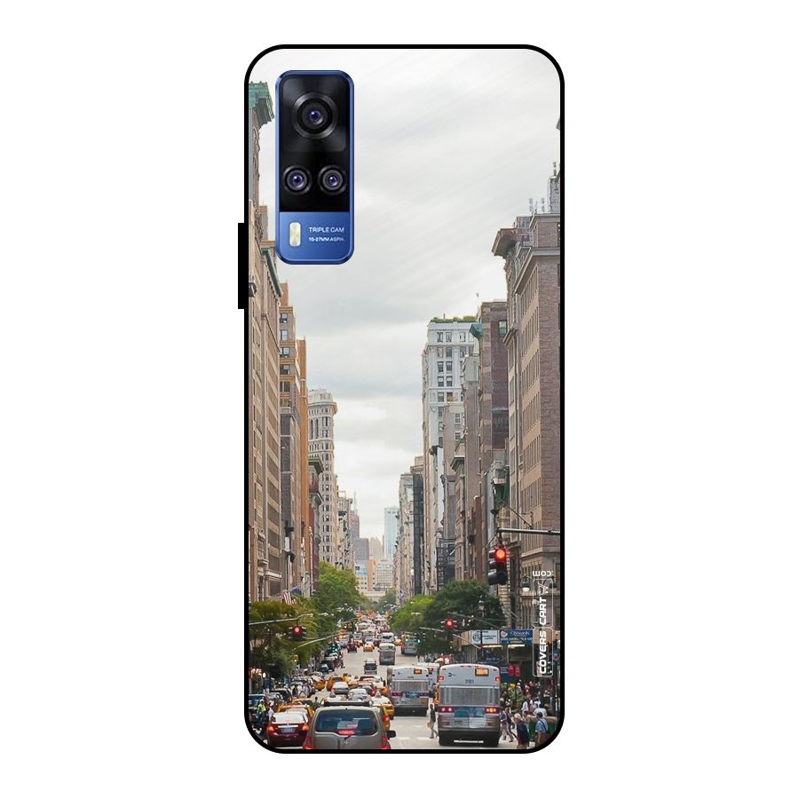 City Street View Metal Back Case for Vivo Y51