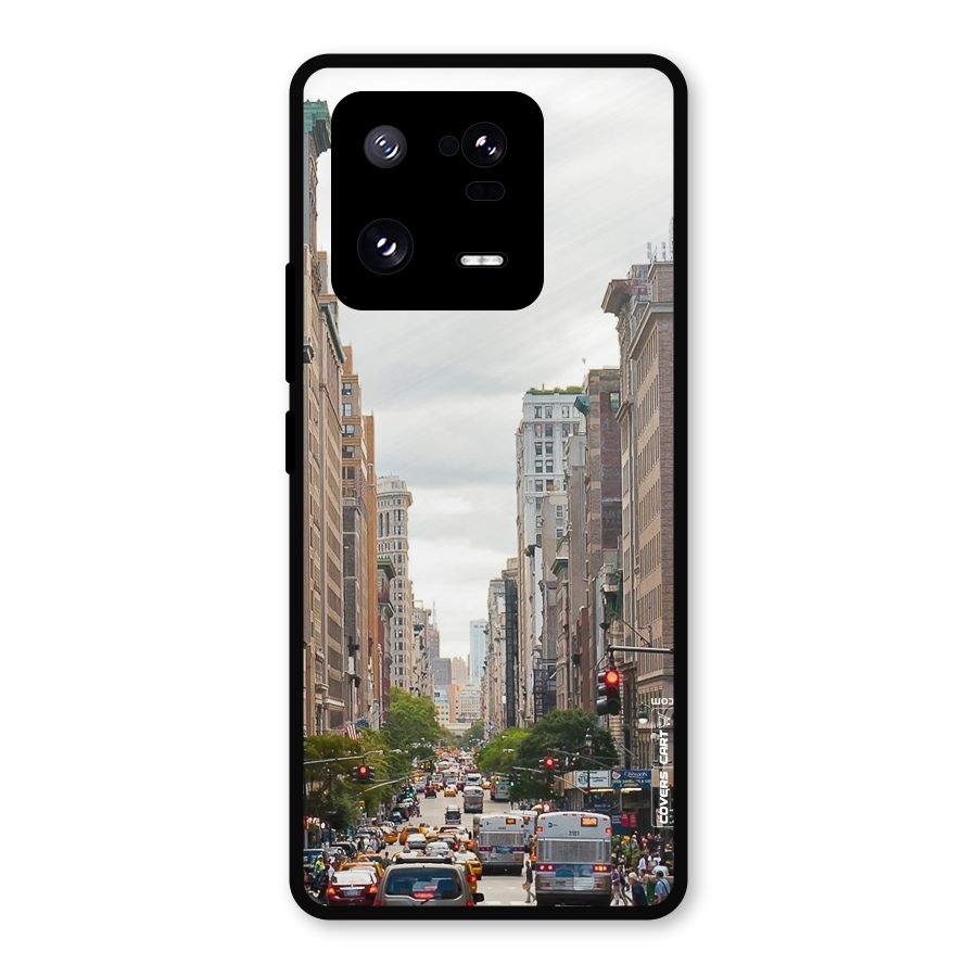 City Street View Metal Back Case for Xiaomi 13 Pro