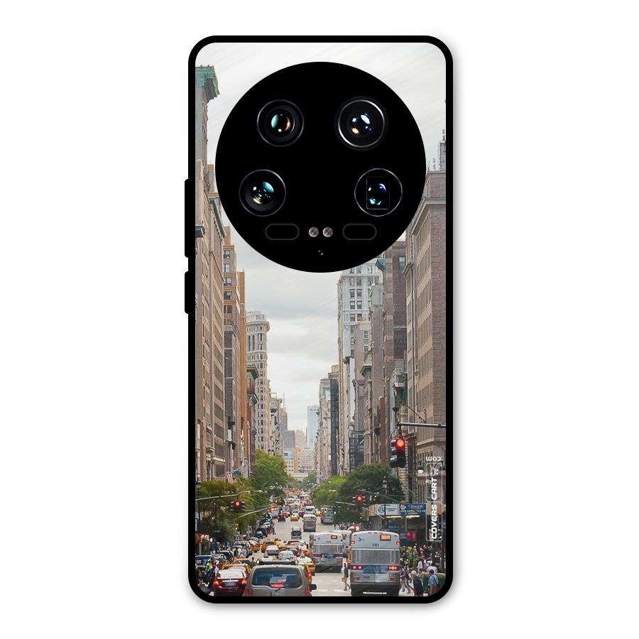City Street View Metal Back Case for Xiaomi 14 Ultra